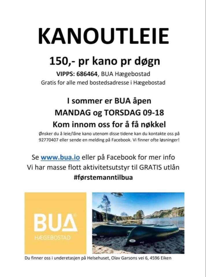 Kanoutleie BUA